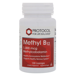 <img alt="Protocol for Life Balance, Methyl B12, 1000 mcg, 100 Lozenges" title="Protocol for Life Balance, Methyl B12, 1000 mcg, 100 Lozenges,707359104952"