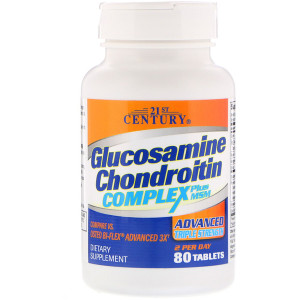 <img alt="21st Century, Glucosamine Chondroitin Complex Plus MSM, Advanced Triple Strength, 80 Tablets" title="21st Century, Glucosamine Chondroitin Complex Plus MSM, Advanced Triple Strength, 80 Tablets,740985272909"