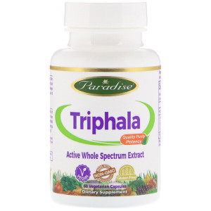 <img alt="Paradise Herbs, Triphala, 60 Vegetarian Capsule" title="Paradise Herbs, Triphala, 60 Vegetarian Capsule,601944777463"