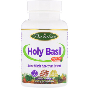 <img alt="Paradise Herbs, Holy Basil, 60 Vegetarian Capsules" title="Paradise Herbs, Holy Basil, 60 Vegetarian Capsules,601944777760"