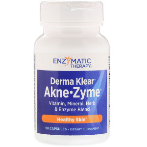 <img alt="Enzymatic Therapy, Derma Klear Akne ?ò Zyme, Healthy Skin, 90 Capsules" title="Enzymatic Therapy, Derma Klear Akne ?ò Zyme, Healthy Skin, 90 Capsules,763948010592"