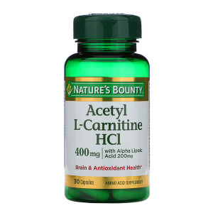 <img alt="Natures Bounty, Acetyl L-Carnitine HCI,  400 mg, 30 Capsules" title="Natures Bounty, Acetyl L-Carnitine HCI,  400 mg, 30 Capsules,074312660702"