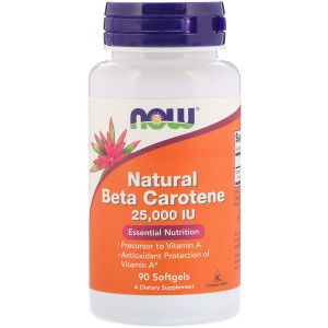 <img alt="Now Foods, Natural Beta Carotene, 25,000 IU, 90 Softgels" title="Now Foods, Natural Beta Carotene, 25,000 IU, 90 Softgels,733739003201"