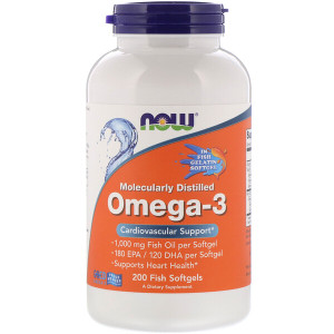 <img alt="Now Foods, Molecularly Distilled Omega-3, 180 EPA/120 DHA, 200 Fish Softgels" title="Now Foods, Molecularly Distilled Omega-3, 180 EPA/120 DHA, 200 Fish Softgels,733739016485"