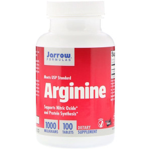 <img alt="Jarrow Formulas, Arginine, 1000 mg, 100 Tablets" title="Jarrow Formulas, Arginine, 1000 mg, 100 Tablets,790011150367"