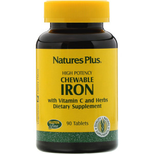 <img alt="Natures Plus, Chewable Iron, Cherry Flavor, 90 Tablets" title="Natures Plus, Chewable Iron, Cherry Flavor, 90 Tablets,097467034211"