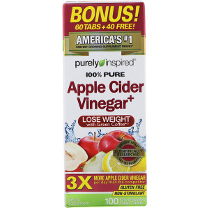 <img alt="Purely Inspired, Apple Cider Vinegar+, 100 Easy-to-Swallow Veggie Tablets" title="Purely Inspired, Apple Cider Vinegar+, 100 Easy-to-Swallow Veggie Tablets,631656608526"