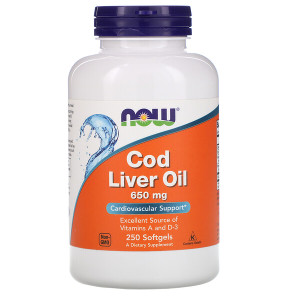 <img alt="Now Foods, Cod Liver Oil, 650 mg, 250 Softgels" title="Now Foods, Cod Liver Oil, 650 mg, 250 Softgels,733739017420"