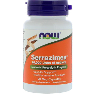 <img alt="Now Foods, Serrazimes, 90 Veg Capsules" title="Now Foods, Serrazimes, 90 Veg Capsules,733739029546"