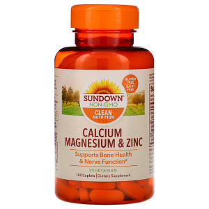 <img alt="Sundown Naturals, Calcium Magnesium and Zinc, 100 Caplets" title="Sundown Naturals, Calcium Magnesium and Zinc, 100 Caplets,030768003258"