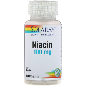 <img alt="Solaray, Niacin, 100 mg, 100 VegCaps" title="Solaray, Niacin, 100 mg, 100 VegCaps,076280043594"