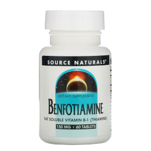 <img alt="Source Naturals, Benfotiamine, 150 mg, 60 Tablets" title="Source Naturals, Benfotiamine, 150 mg, 60 Tablets,021078019060"