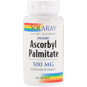 <img alt="Solaray, Ascorbyl Palmitate, 500 mg, 60 Capsules" title="Solaray, Ascorbyl Palmitate, 500 mg, 60 Capsules,076280441055"