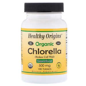 Healthy Origins, Organic Chlorella, 180 Tablets
