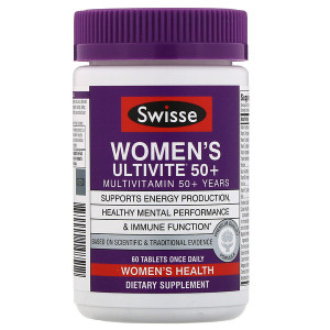 <img alt="Swisse, Womens Ultivite 50+ Multivitamin, 60 Tablets" title="Swisse, Womens Ultivite 50+ Multivitamin, 60 Tablets,850000148512"