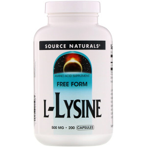 <img alt="Source Naturals, L-Lysine, 500 mg, 200 Capsules" title="Source Naturals, L-Lysine, 500 mg, 200 Capsules,021078015987"