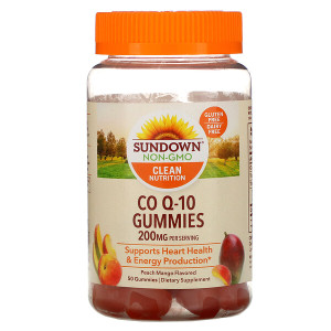 <img alt="Sundown Naturals, Co Q-10 Gummies, Peach Mango Flavored, 200 mg, 50 Gummies" title="Sundown Naturals, Co Q-10 Gummies, Peach Mango Flavored, 200 mg, 50 Gummies,030768553173"