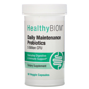 <img alt="HealthyBiom, Daily Maintenance Probiotics, 5 Billion CFUs, 90 Veggie Capsules" title="HealthyBiom, Daily Maintenance Probiotics, 5 Billion CFUs, 90 Veggie Capsules,898220015849"