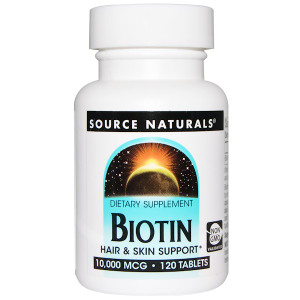 <img alt="Source Naturals, Biotin, 10,000 mcg, 120 Tablets" title="Source Naturals, Biotin, 10,000 mcg, 120 Tablets,021078026334"