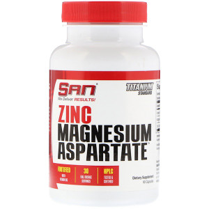 SAN Nutrition, Zinc Magnesium Aspartate, 90 Capsules
