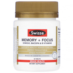 <img alt="Swisse, Ultiboost, Memory + Focus, 60 Tablets" title="Swisse, Ultiboost, Memory + Focus, 60 Tablets,850000148161"