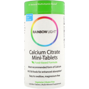 <img alt="Rainbow Light, Calcium Citrate Mini-Tablets, 120 Mini-Tablets" title="Rainbow Light, Calcium Citrate Mini-Tablets, 120 Mini-Tablets,021888202119"