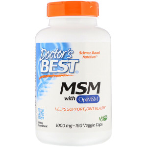 <img alt="Doctors Best, MSM with OptiMSM , 1,000 mg, 180 Veggie Caps" title="Doctors Best, MSM with OptiMSM , 1,000 mg, 180 Veggie Caps,753950003316"