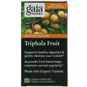 <img alt="Gaia Herbs, Triphala Fruit, 60 Vegan Capsules" title="Gaia Herbs, Triphala Fruit, 60 Vegan Capsules,751063145923"