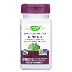 <img alt="Natures Way, Ginkgo, Standardized, 60 Veg. Capsules" title="Natures Way, Ginkgo, Standardized, 60 Veg. Capsules,033674616000"