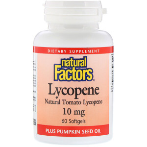 <img alt="Natural Factors, Lycopene, 10 mg, 60 Softgels" title="Natural Factors, Lycopene, 10 mg, 60 Softgels,068958010168"