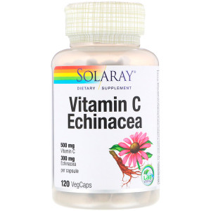 <img alt="Solaray Vitamin C with Echinacea - 1000 mg - 120 Capsules" title="Solaray Vitamin C with Echinacea - 1000 mg - 120 Capsules,076280043945"