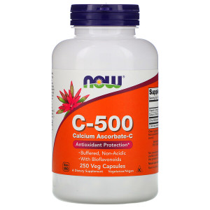 <img alt="Now Foods, C-500, Calcium Ascorbate-C, 250 Capsules" title="Now Foods, C-500, Calcium Ascorbate-C, 250 Capsules,733739006776"