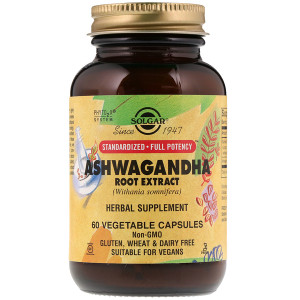 <img alt="Solgar, Ashwagandha Root Extract, 60 Vegetable Capsules" title="Solgar, Ashwagandha Root Extract, 60 Vegetable Capsules,033984041042"