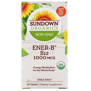 <img alt="Sundown Organics, Ener-B, B12, 1000 mcg, 30 Tablets" title="Sundown Organics, Ener-B, B12, 1000 mcg, 30 Tablets,030768002213"