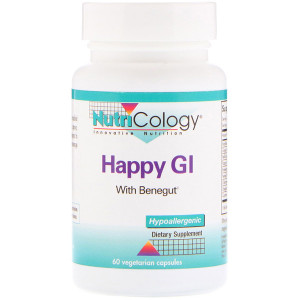 Nutricology, Happy GI, 60 Vegetarian Capsules