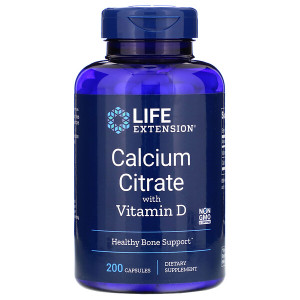 <img alt="Life Extension, Calcium Citrate with Vitamin D, 200 Vegetarian Capsules" title="Life Extension, Calcium Citrate with Vitamin D, 200 Vegetarian Capsules,737870196327"