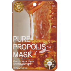 <img alt="Tosowoong, Pure Propolis Mask, 10 Masks, 25 g Each" title="Tosowoong, Pure Propolis Mask, 10 Masks, 25 g Each,8809179102292"