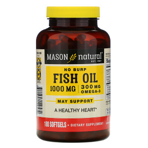 <img alt="Mason Natural, Fish Oil, 1000 mg, 180 Softgels" title="Mason Natural, Fish Oil, 1000 mg, 180 Softgels,311845149572"
