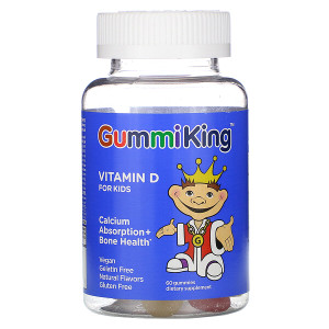 <img alt="GummiKing, Vitamin D for Kids, 60 Gummies" title="GummiKing, Vitamin D for Kids, 60 Gummies,835776001599"