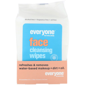 <img alt="Everyone, Face, Cleansing Wipes, 30 Towelettes" title="Everyone, Face, Cleansing Wipes, 30 Towelettes,636874224411"