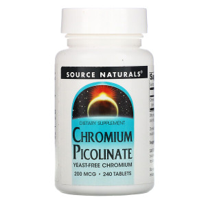 <img alt="Source Naturals, Chromium Picolinate, 200 mcg, 240 Tablets" title="Source Naturals, Chromium Picolinate, 200 mcg, 240 Tablets,021078001089"