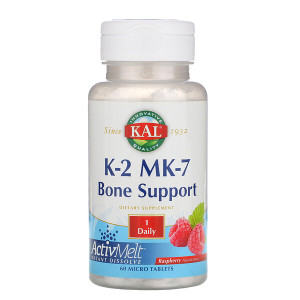 <img alt="KAL, K-2 MK-7, Bone Support, Raspberry, 60 Micro Tablets" title="KAL, K-2 MK-7, Bone Support, Raspberry, 60 Micro Tablets,021245646846"