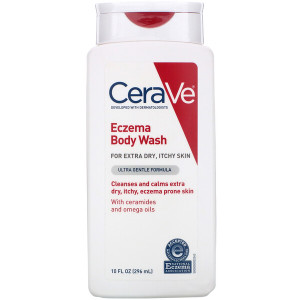 CeraVe, Eczema Body Wash, Ultra Gentle Formula, 10 fl oz (296 ml)