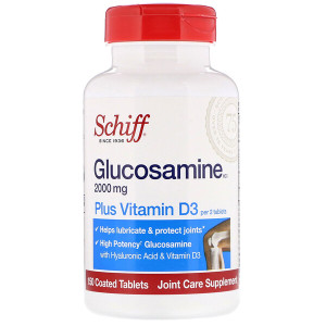 <img alt="Schiff, Glucosamine, Plus Vitamin D3, 2000 mg, 150 Coated Tablets" title="Schiff, Glucosamine, Plus Vitamin D3, 2000 mg, 150 Coated Tablets,020525121875"