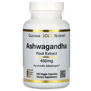 <img alt="California Gold Nutrition, Ashwagandha, 450 mg, 180 Veggie Capsules" title="California Gold Nutrition, Ashwagandha, 450 mg, 180 Veggie Capsules,898220013654"