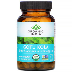 <img alt="Organic India, Gotu Kola, Brain & Nervous System Support, 90 Veg Caps" title="Organic India, Gotu Kola, Brain & Nervous System Support, 90 Veg Caps,851469000397"