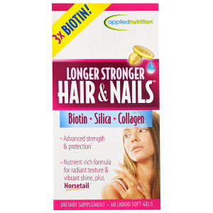 <img alt="appliednutrition, Longer Stronger Hair & Nails, 60 Liquid Soft-Gels" title="appliednutrition, Longer Stronger Hair & Nails, 60 Liquid Soft-Gels,710363575175"