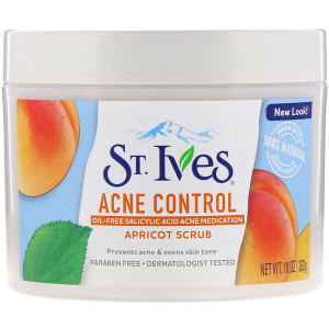 3 PACK of St. Ives, Acne Control Apricot Scrub, 10 oz (283 g)