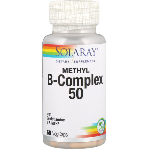 <img alt="Solaray, Methyl B-Complex 50, 60 VegCaps" title="Solaray, Methyl B-Complex 50, 60 VegCaps,076280599121"