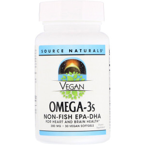 <img alt="Source Naturals, Vegan Omega-3s Non-Fish EPA-DHA, 300 mg, 30 Vegan Softgels" title="Source Naturals, Vegan Omega-3s Non-Fish EPA-DHA, 300 mg, 30 Vegan Softgels,021078024583"